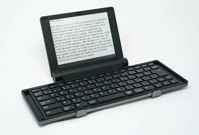 Фото - Представлена цифровая пишущая машинка с экраном E Ink»