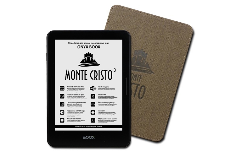 Фото - Ридер Onyx Boox Monte Cristo 3 с сенсорным экраном и подсветкой стоит 11 тыс. рублей»