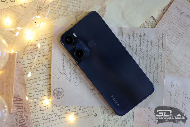  Infinix HOT 12 Pro, задняя панель: две камеры и двойная светодиодная вспышка 